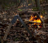 The black nickel/tin coated blade makes the Outback Bigboy Curve Folding Saw an excellent choice for cutting through wood or bone.