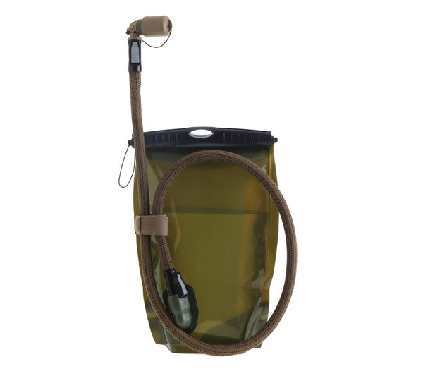 Kangaroo Hydration Reservoir from Source Tactical holds 1 liter of water and includes Source's drinking tube with Storm Valve.