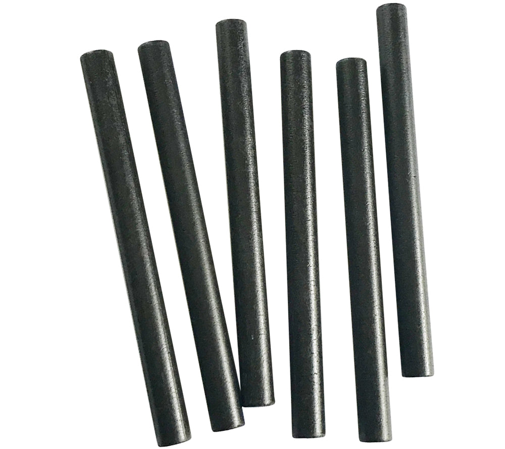 6 Pack Ferro Rod Fire Starter Blanks – 1/4 X 3 Inch – Austrian Treibacher Auermetall Flint