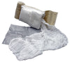 Each Olaes Modular Bandage includes the primary dressing and bandage, as well as additional gauze for through-and-through wounds, and a plastic sheet for occlusive dressings.