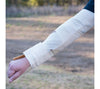 Easily secured with any kind of bandage (bandages sold separately).